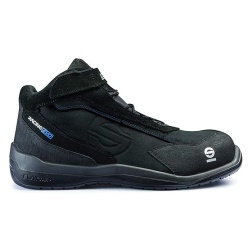 Sparco Scarpe Racing Evo, Nero/Blu